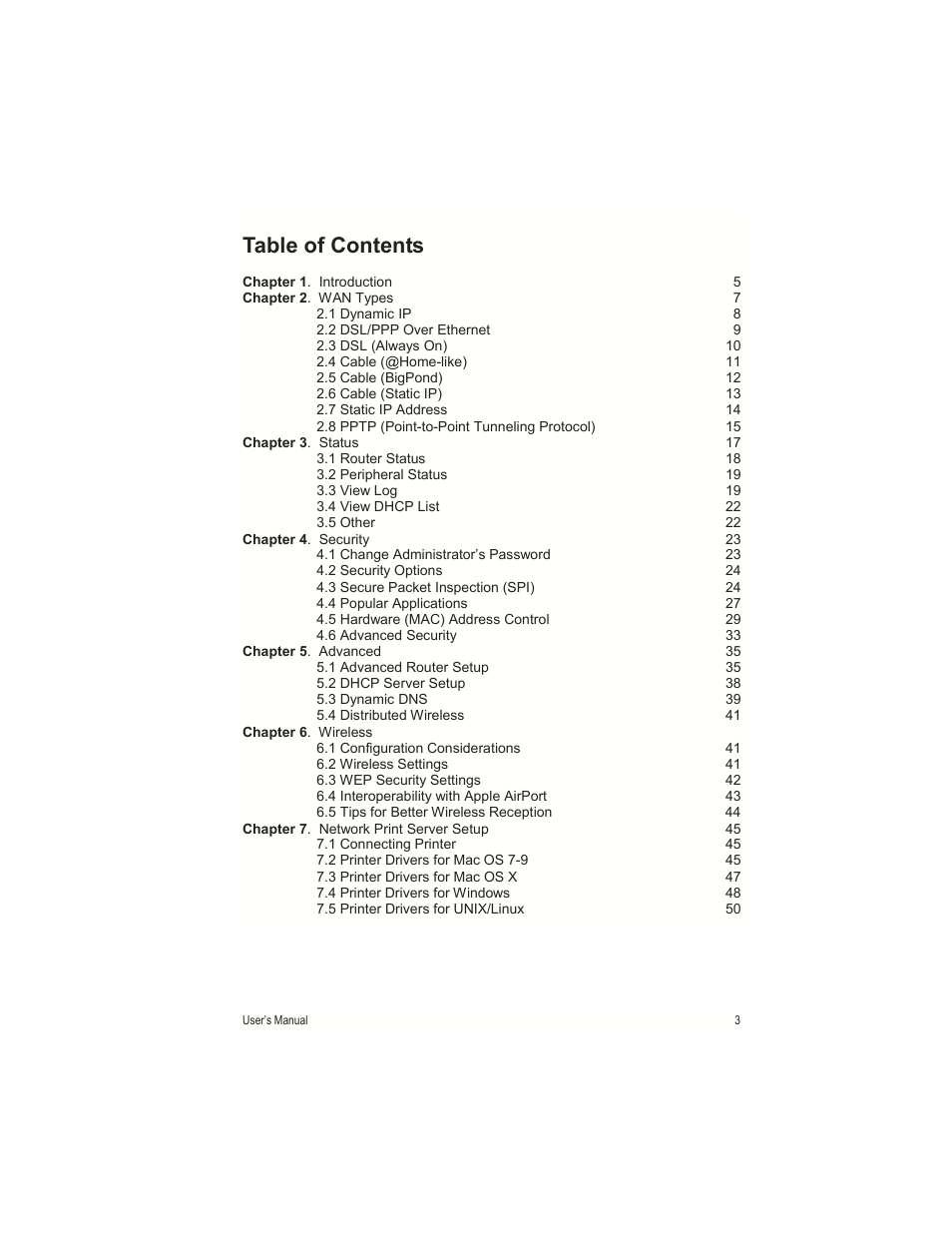 Asante Technologies FR1000 User Manual | Page 3 / 68