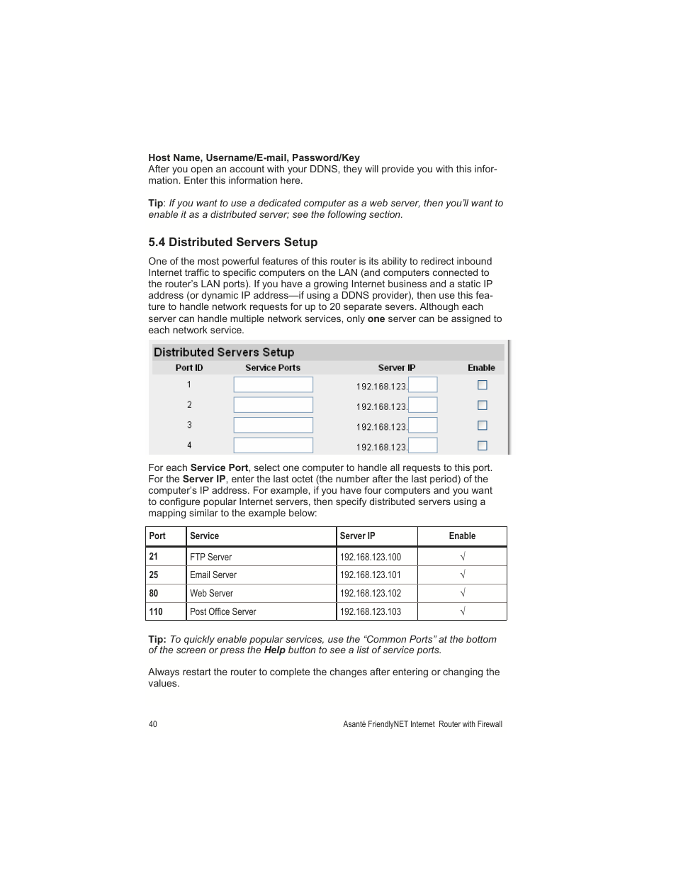 Asante Technologies FR1000 User Manual | Page 40 / 68