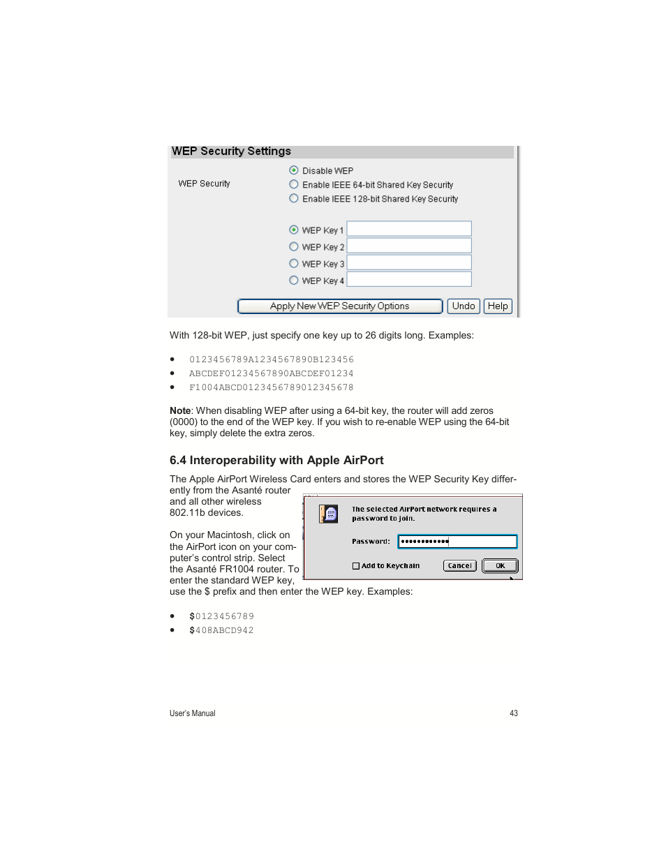 Asante Technologies FR1000 User Manual | Page 43 / 68