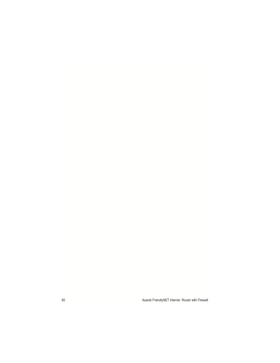Asante Technologies FR1000 User Manual | Page 60 / 68