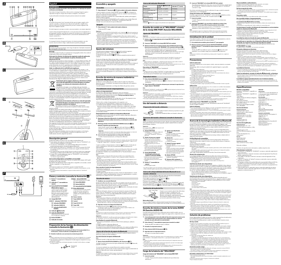 Sony RDP-NWG400B User Manual | Page 2 / 2