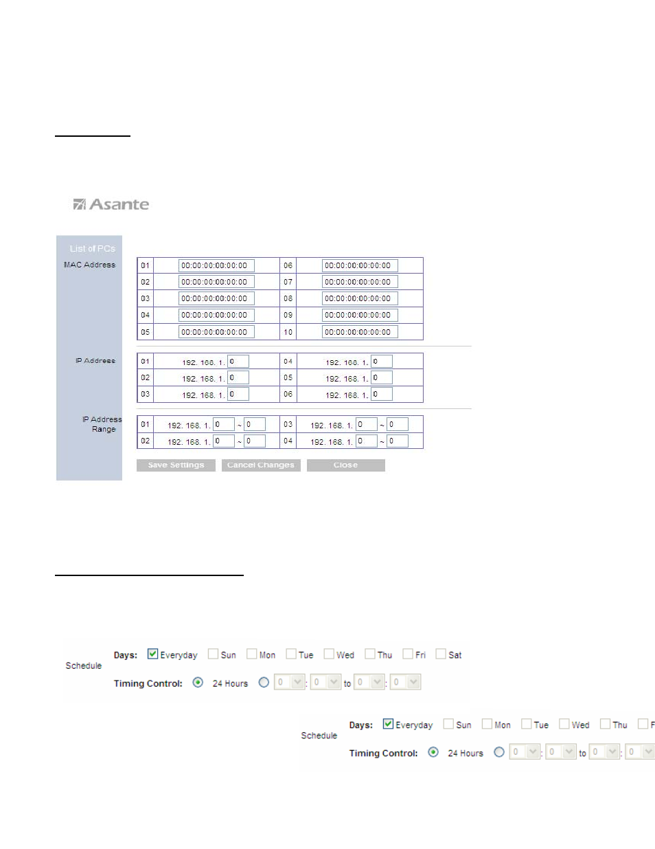 Asante Technologies AWRT-550N User Manual | Page 36 / 62