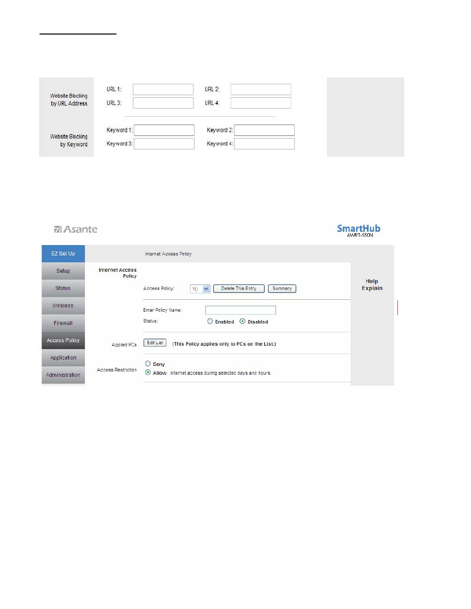 Asante Technologies AWRT-550N User Manual | Page 37 / 62