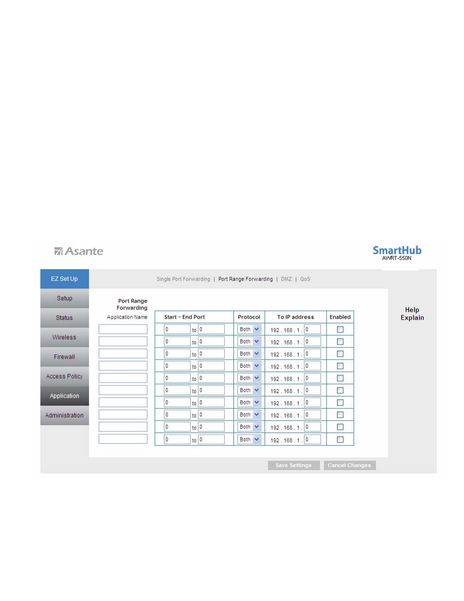 Asante Technologies AWRT-550N User Manual | Page 40 / 62