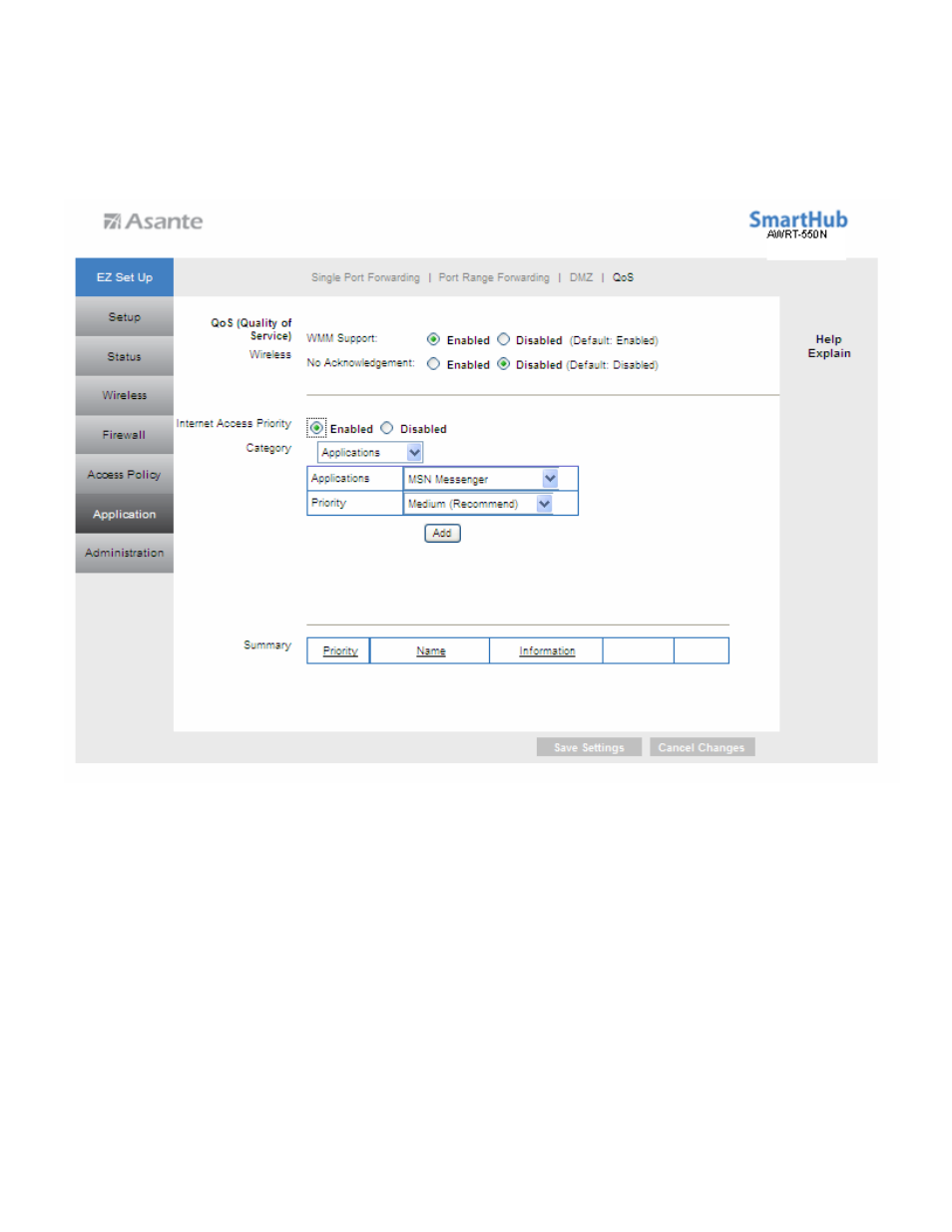 Asante Technologies AWRT-550N User Manual | Page 45 / 62