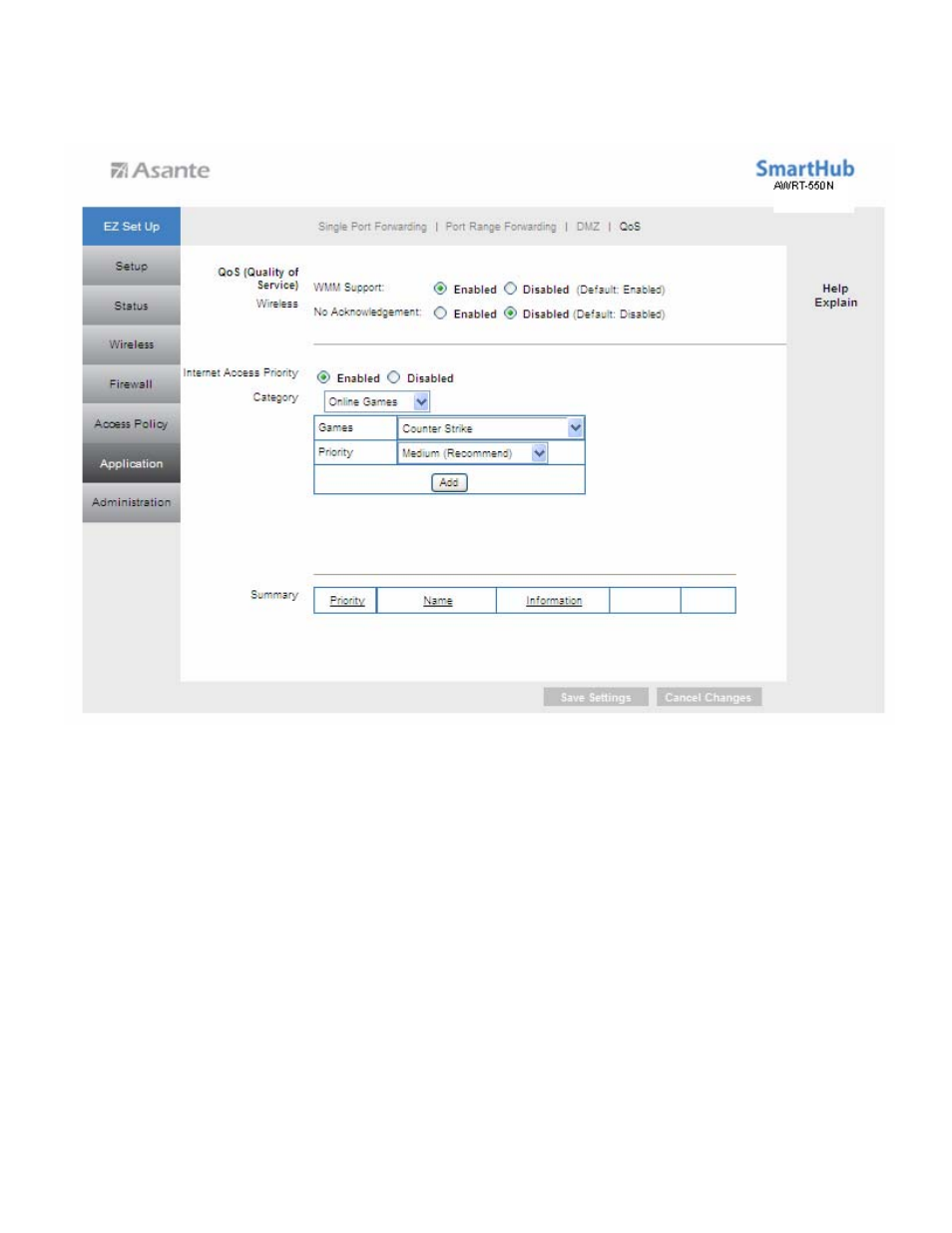 Asante Technologies AWRT-550N User Manual | Page 47 / 62