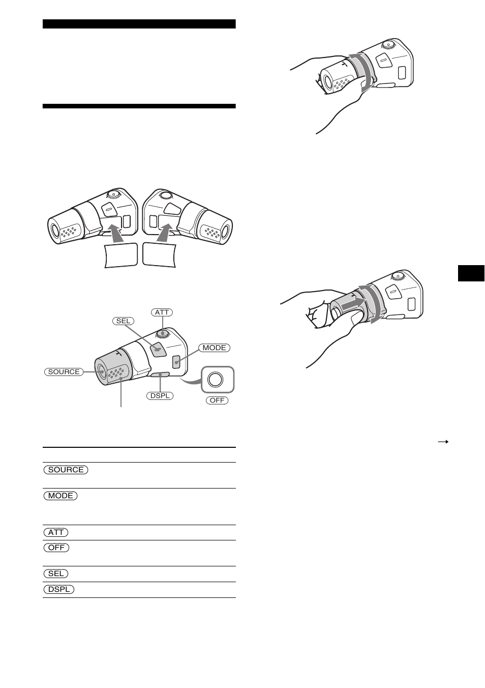 Other functions, Using the rotary commander | Sony MDX-F5800 User Manual | Page 17 / 84