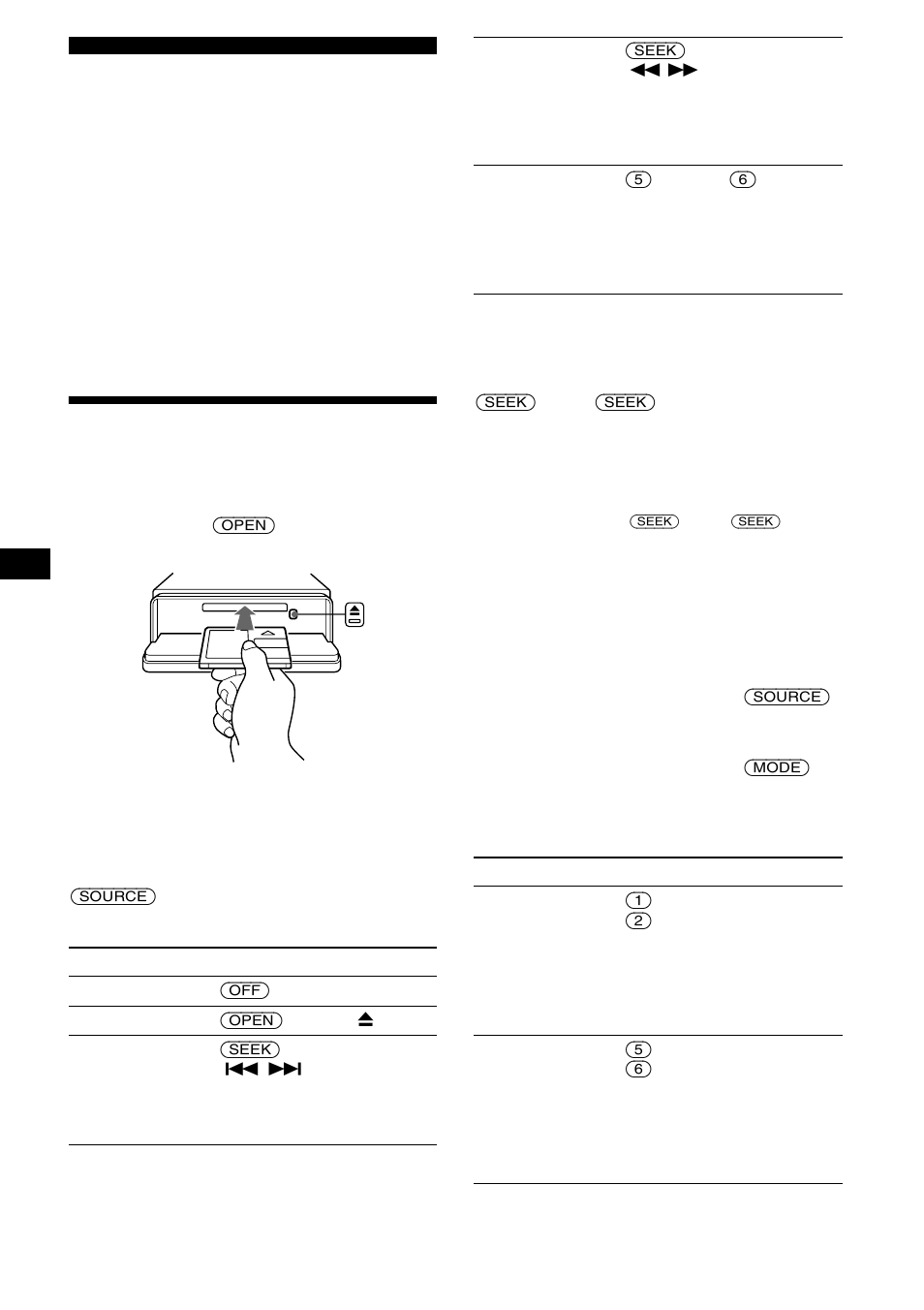 Lecteur md lecteur md ou cd (en option), Lecture d’un disque | Sony MDX-F5800 User Manual | Page 36 / 84