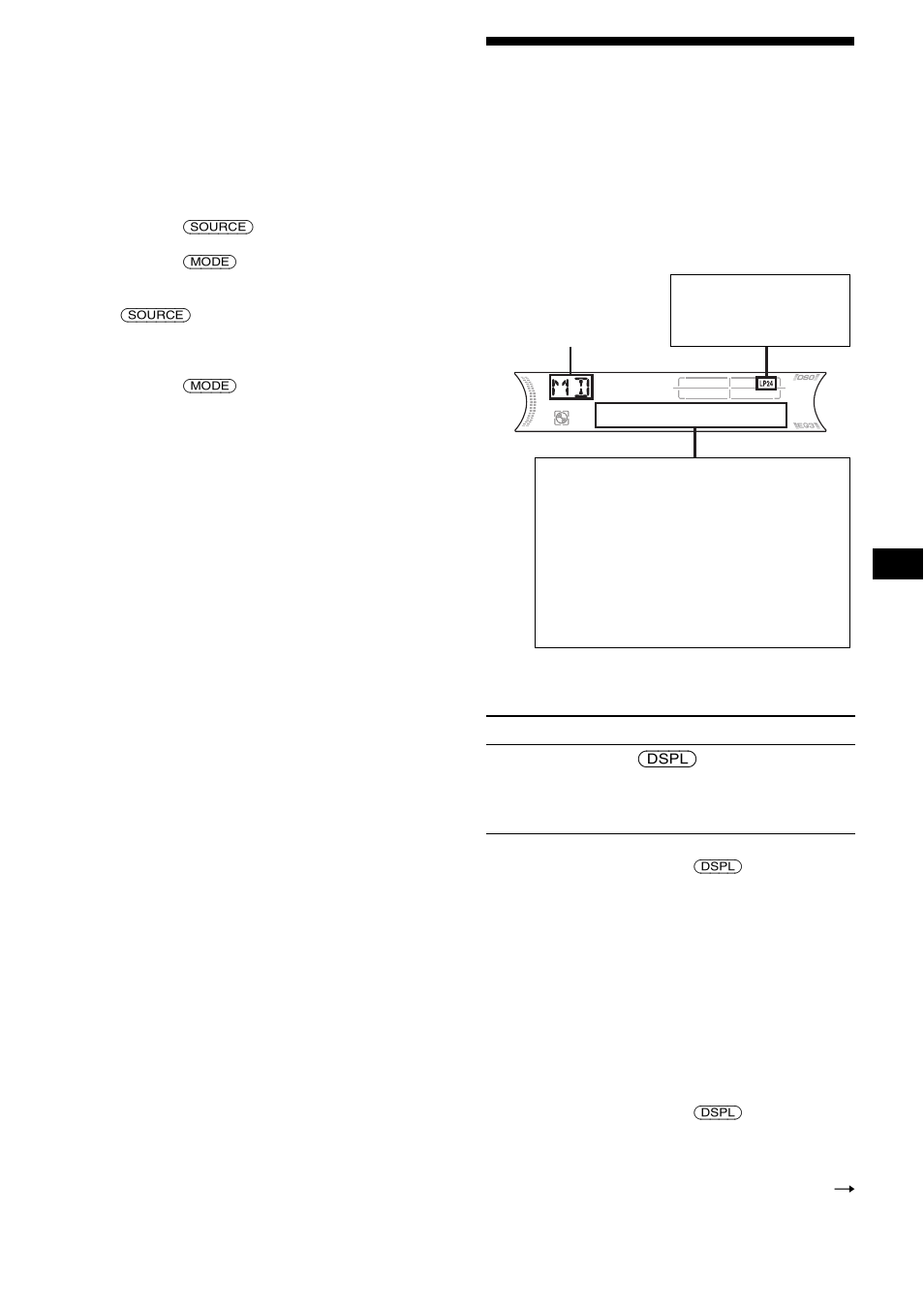 Rubriques d’affichage | Sony MDX-F5800 User Manual | Page 37 / 84