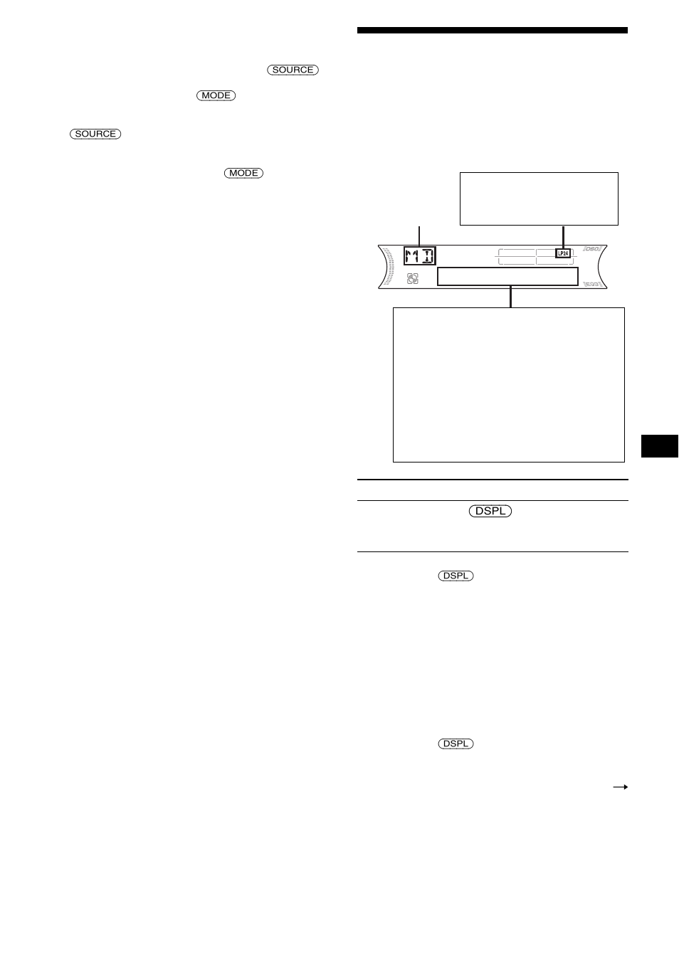 Elementos de la pantalla | Sony MDX-F5800 User Manual | Page 65 / 84
