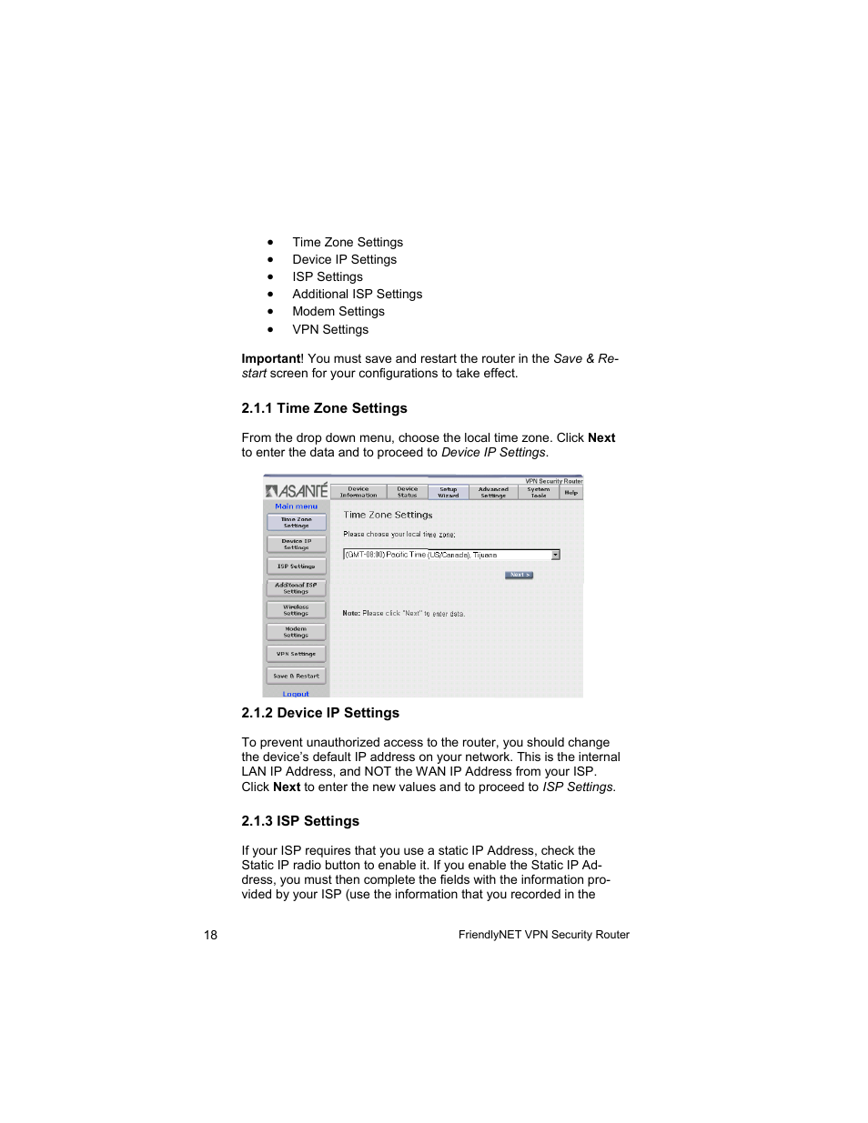 Asante Technologies VR2004 User Manual | Page 18 / 76