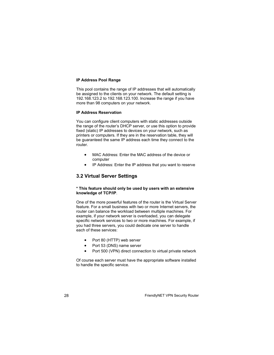 Asante Technologies VR2004 User Manual | Page 28 / 76
