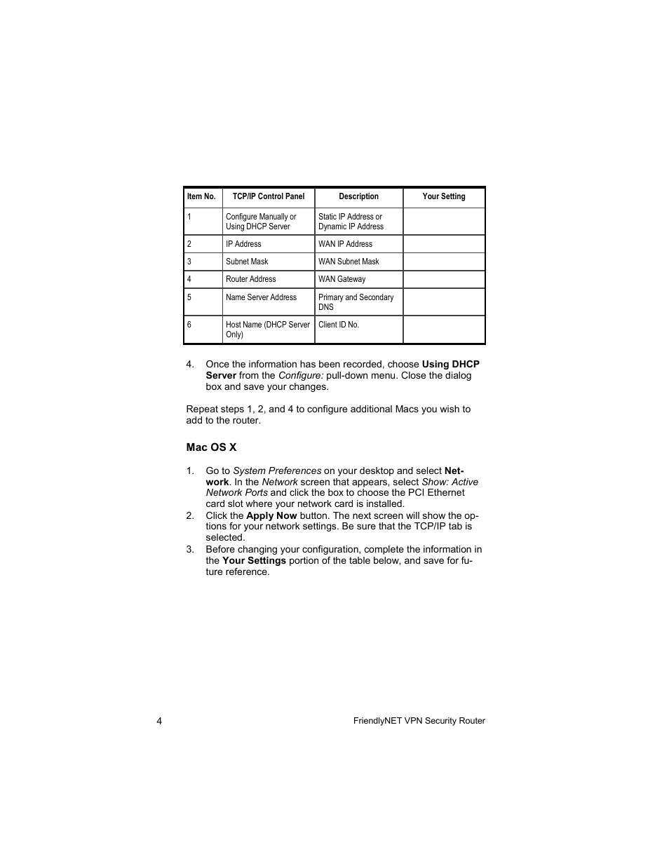 Asante Technologies VR2004 User Manual | Page 4 / 76