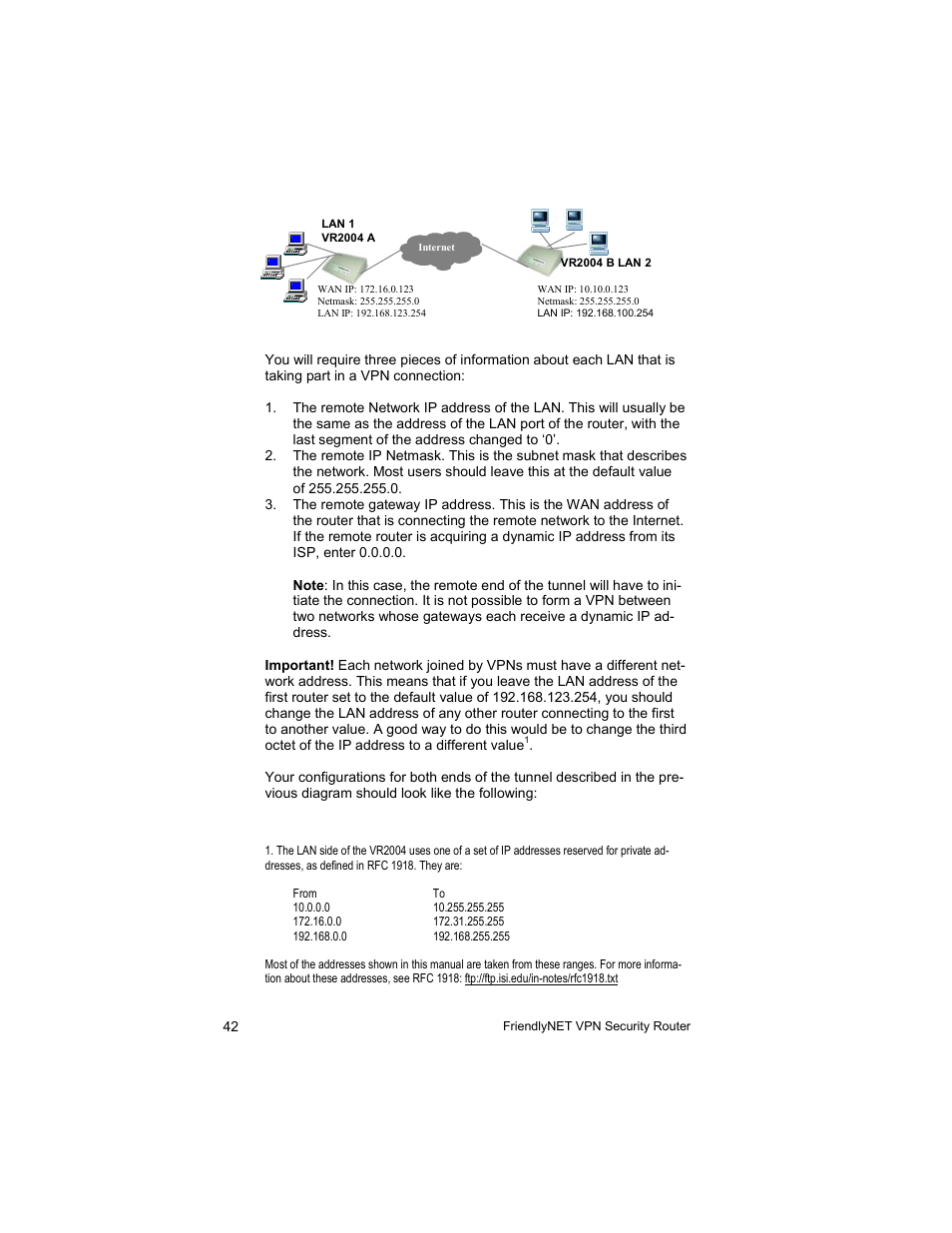 Asante Technologies VR2004 User Manual | Page 42 / 76