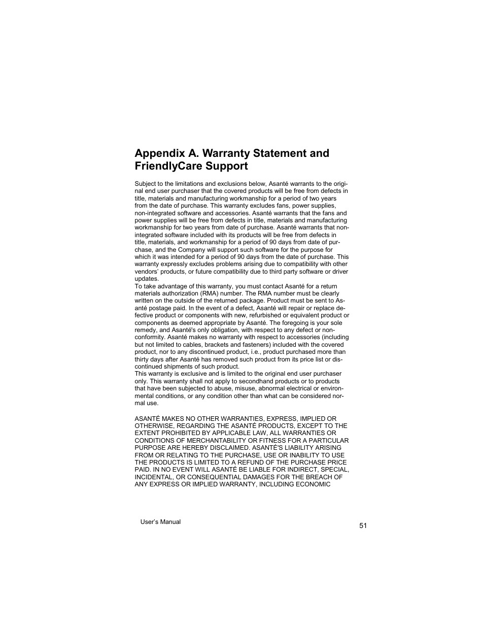 Asante Technologies VR2004 User Manual | Page 51 / 76