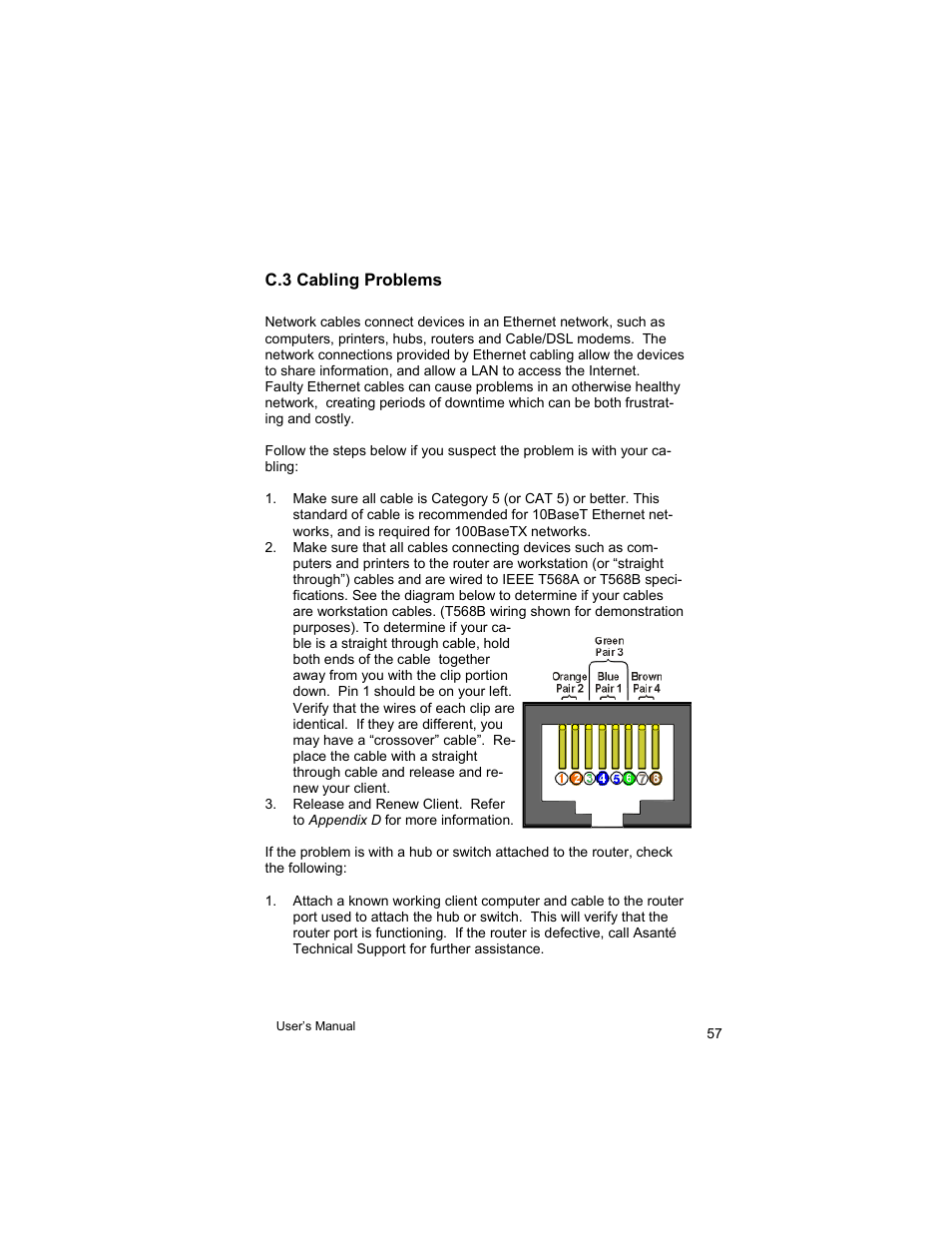 Asante Technologies VR2004 User Manual | Page 57 / 76