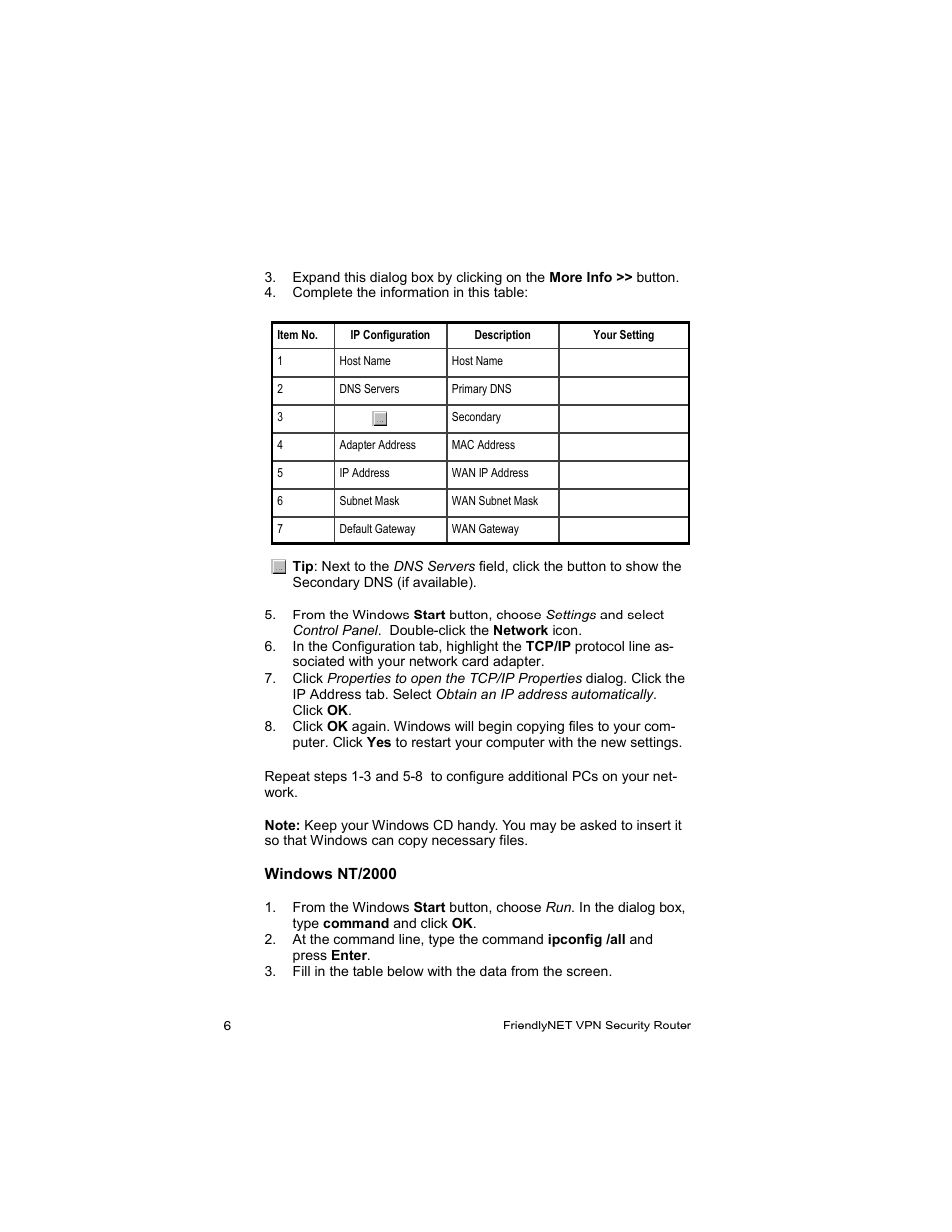 Asante Technologies VR2004 User Manual | Page 6 / 76