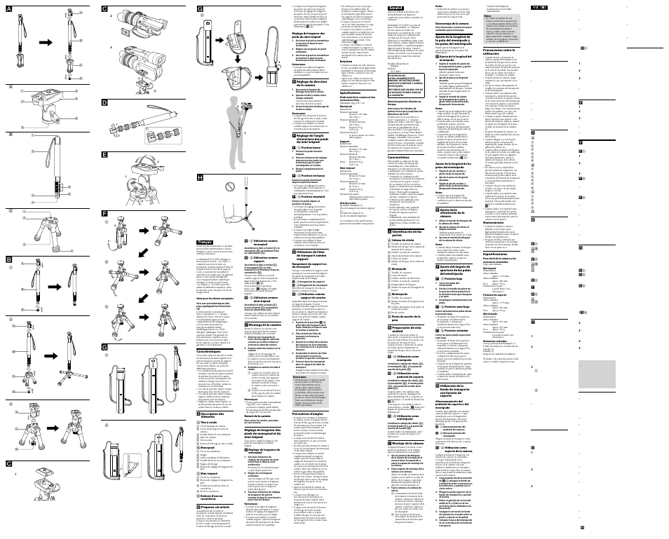 Sony VCT-MP1 User Manual | Page 2 / 2
