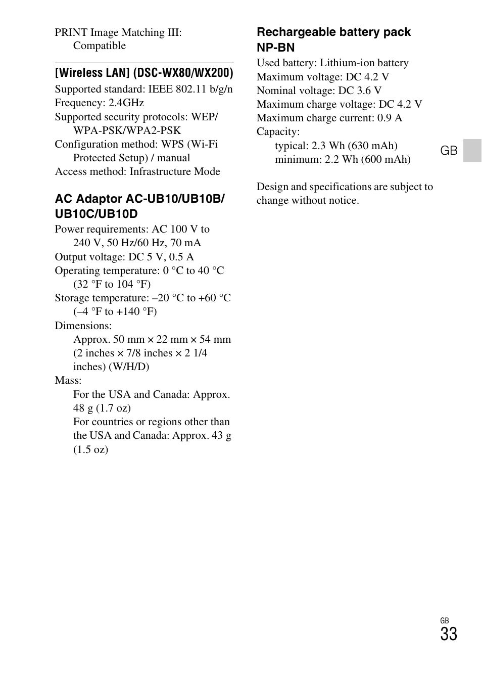 Sony DSC-WX60 User Manual | Page 33 / 72