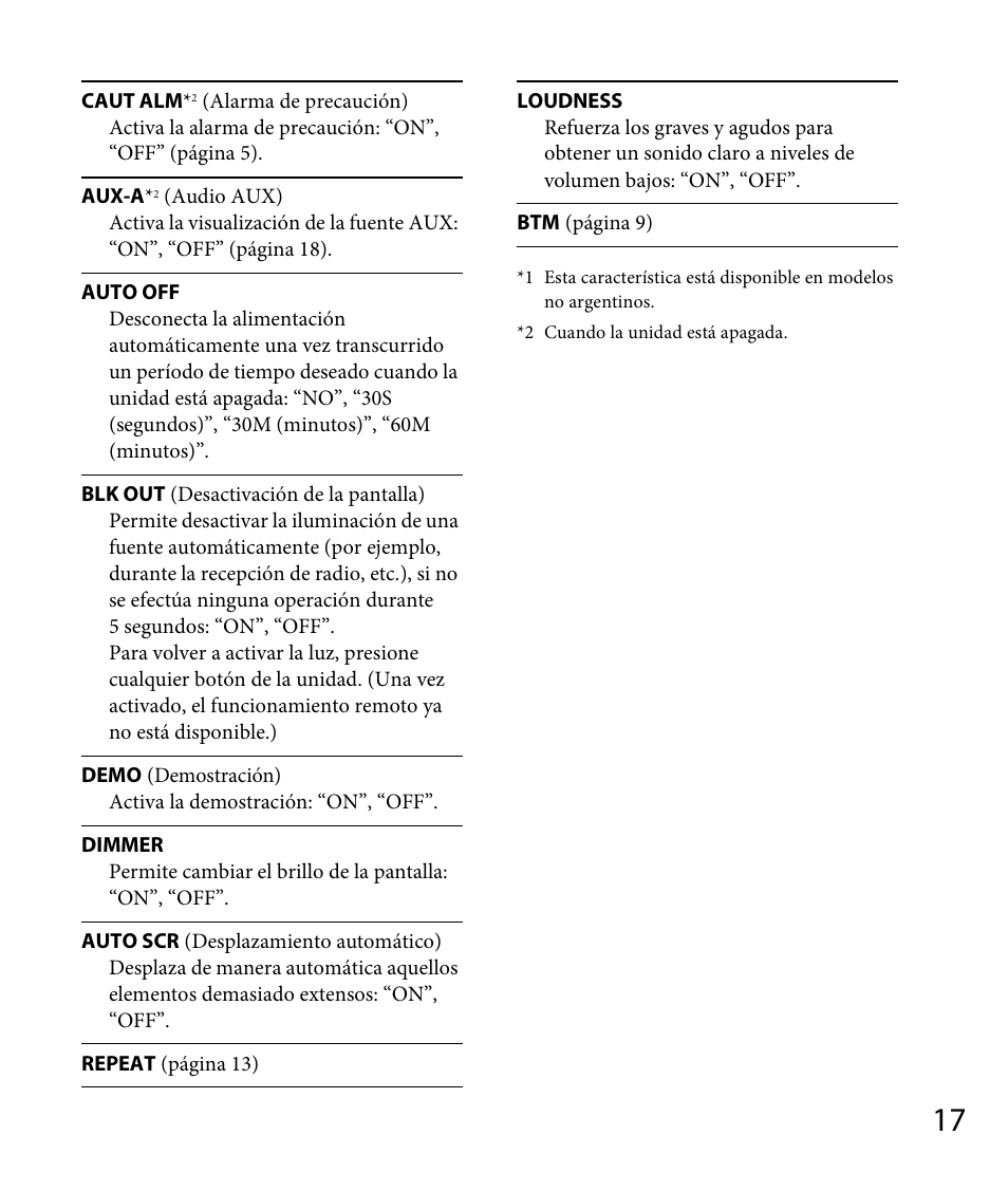 Sony DSX-A30 User Manual | Page 37 / 48