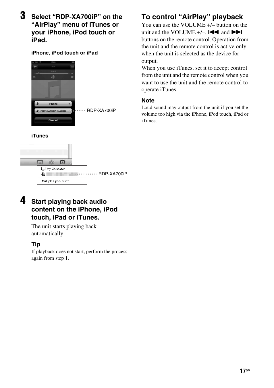 Sony RDP-XA700iP User Manual | Page 21 / 100
