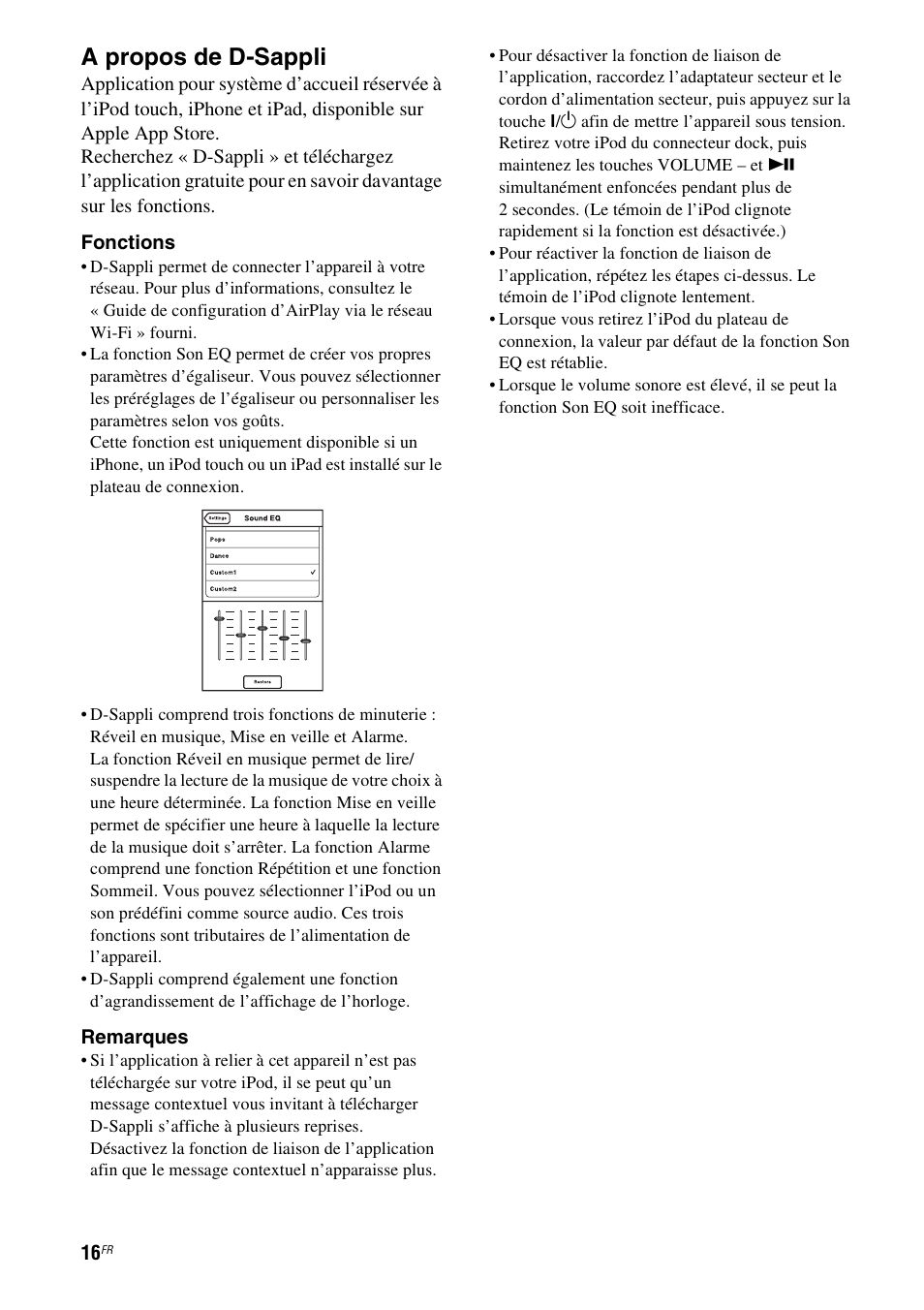 A propos de d-sappli | Sony RDP-XA700iP User Manual | Page 50 / 100