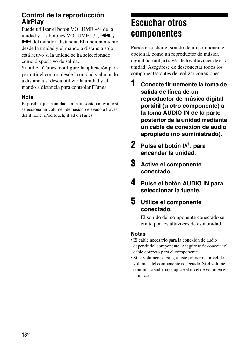 Escuchar otros componentes | Sony RDP-XA700iP User Manual | Page 82 / 100