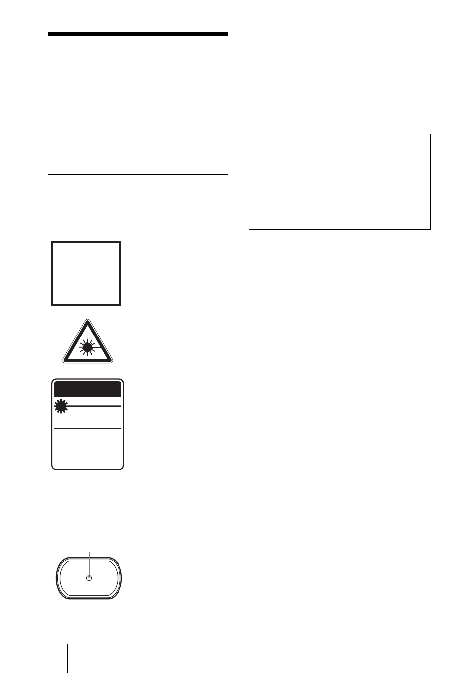 Advertencia, Caution | Sony VPL-CX70 User Manual | Page 118 / 176