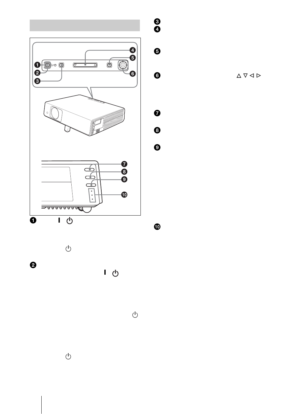 Panel de control | Sony VPL-CX70 User Manual | Page 128 / 176