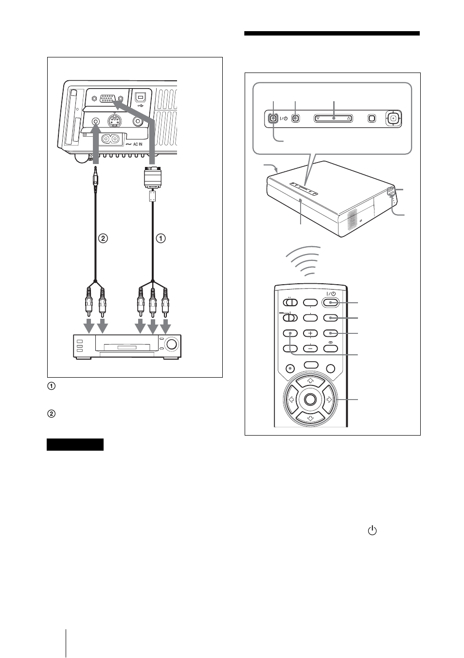 Projection, Appuyez sur la touche i | Sony VPL-CX70 User Manual | Page 78 / 176