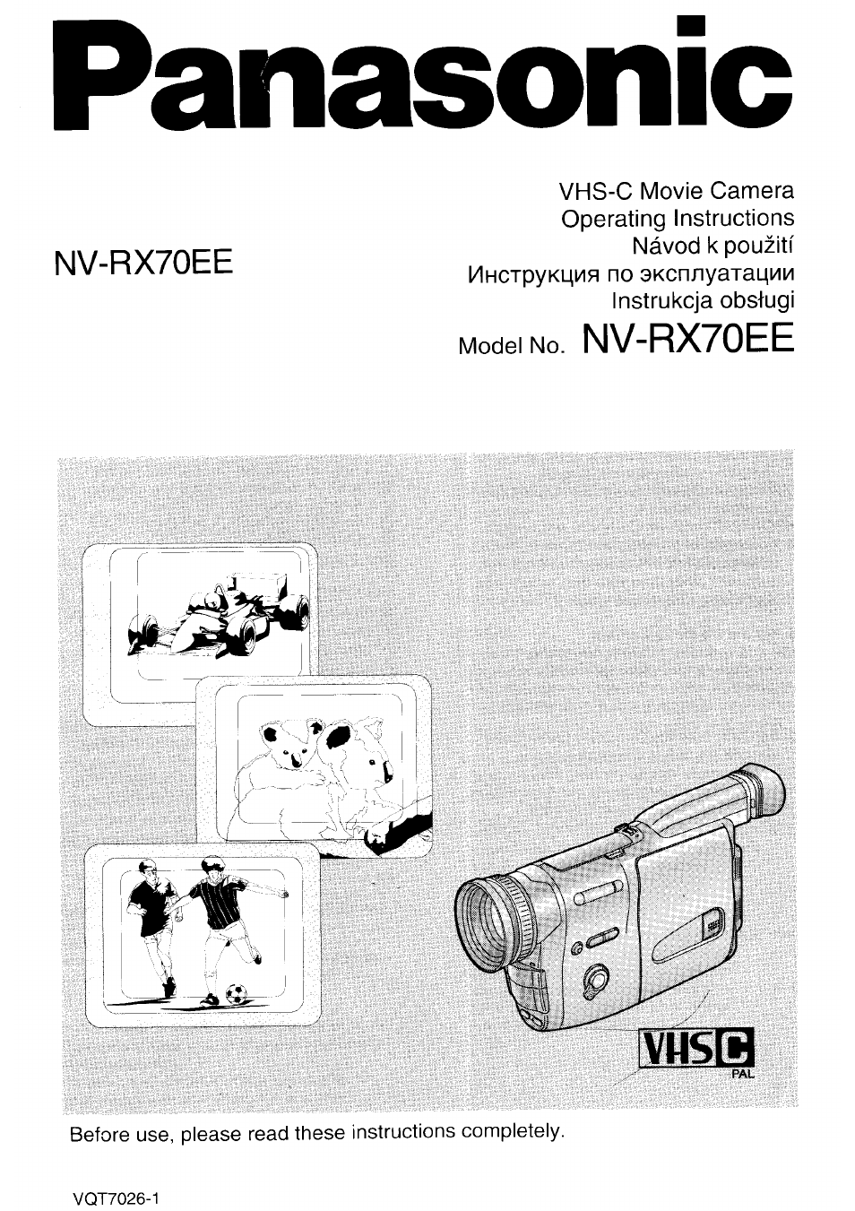 Panasonic NV-RX70EE User Manual | 132 pages