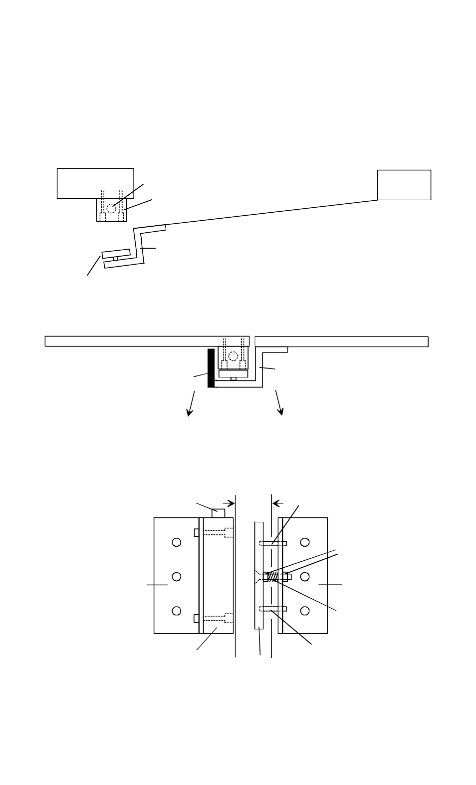 Fig. 11: mounting techniques for gates | Assa 62 User Manual | Page 14 / 23