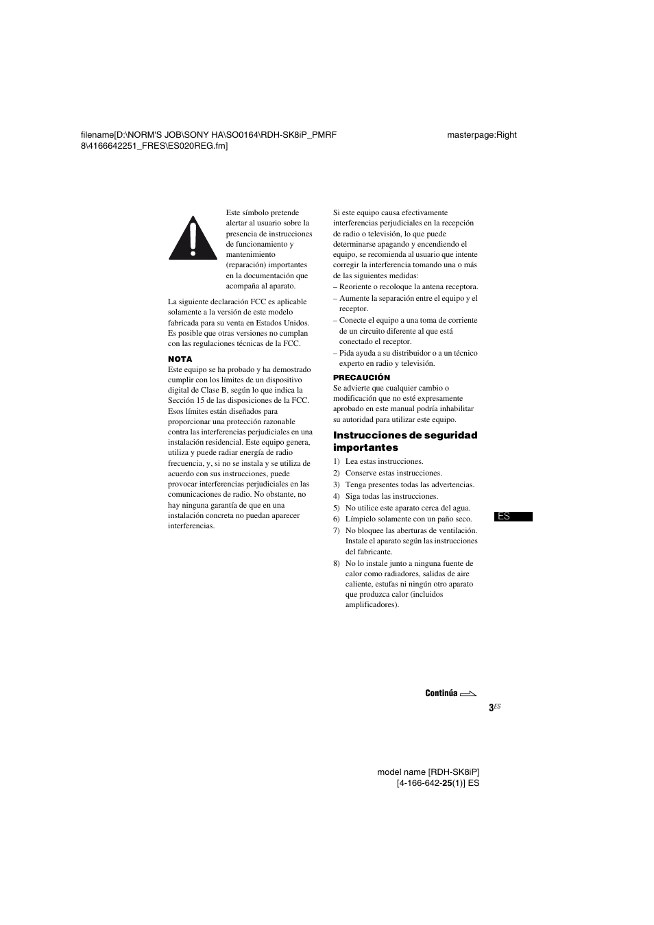 Sony RDH-SK8iP User Manual | Page 23 / 44