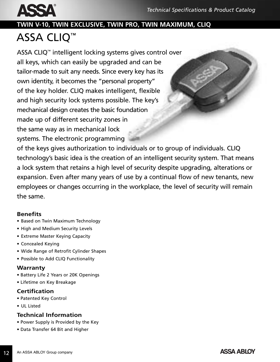 Assa cliq | Assa high security lock User Manual | Page 13 / 146