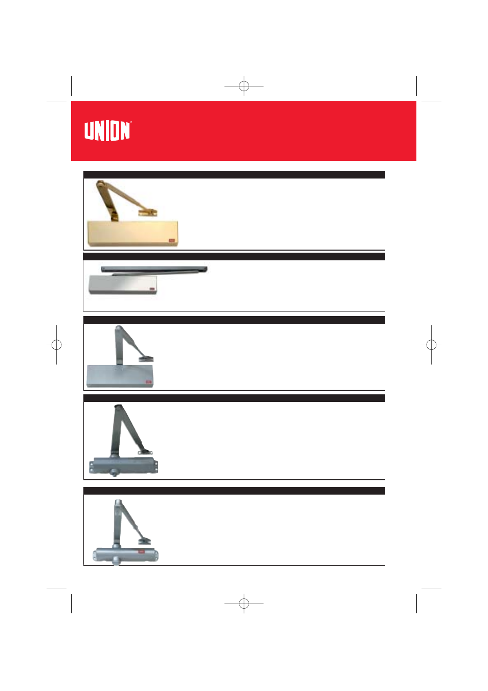 88 series door closers | Assa Door Lock User Manual | Page 4 / 16