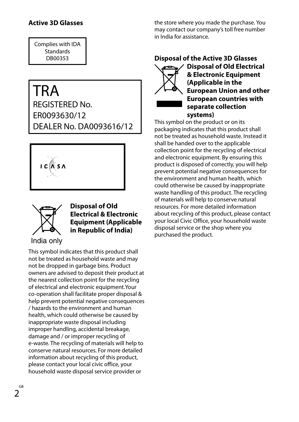 Sony TDG-BT400A User Manual | Page 2 / 60