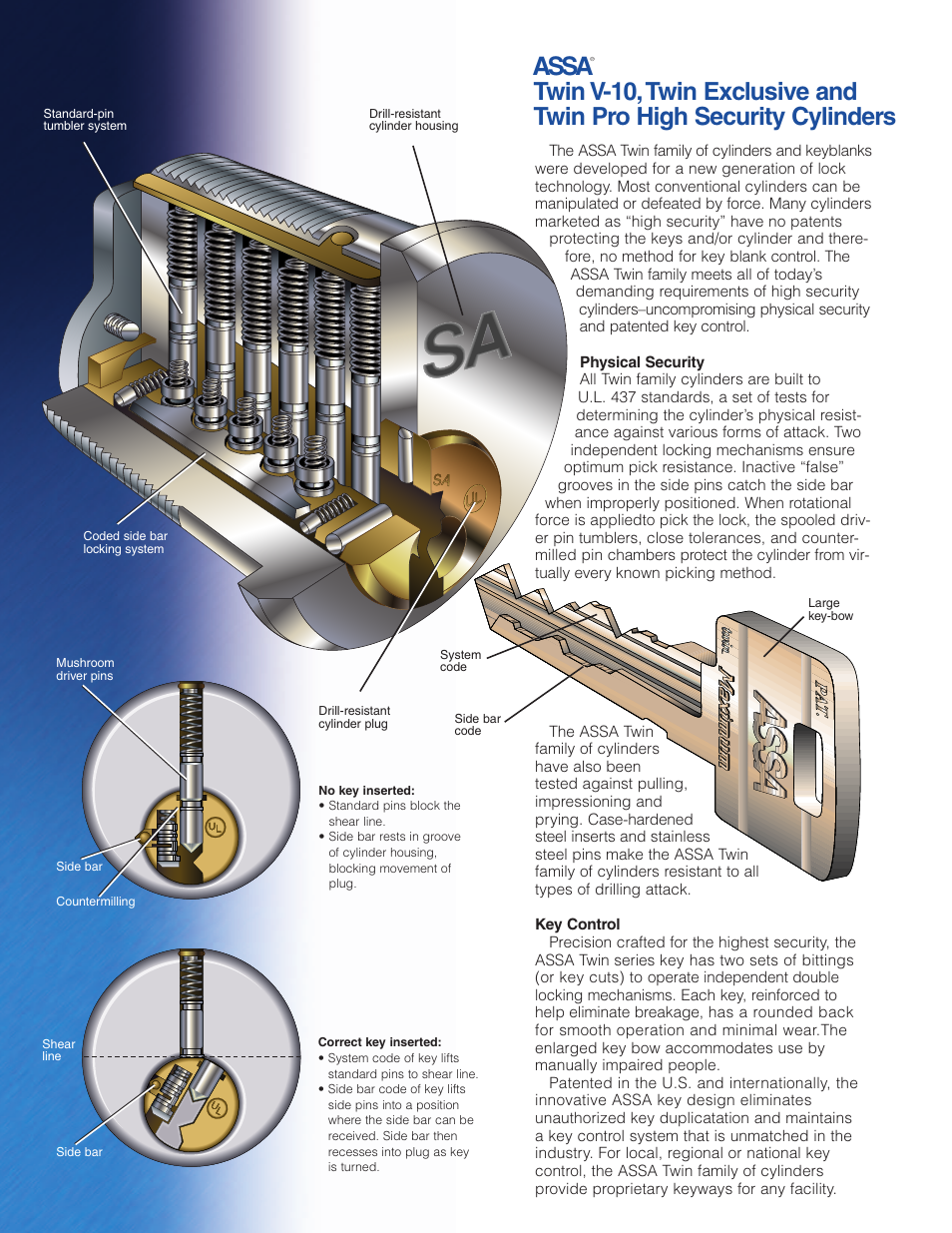 Assa | Assa ANSI User Manual | Page 2 / 6