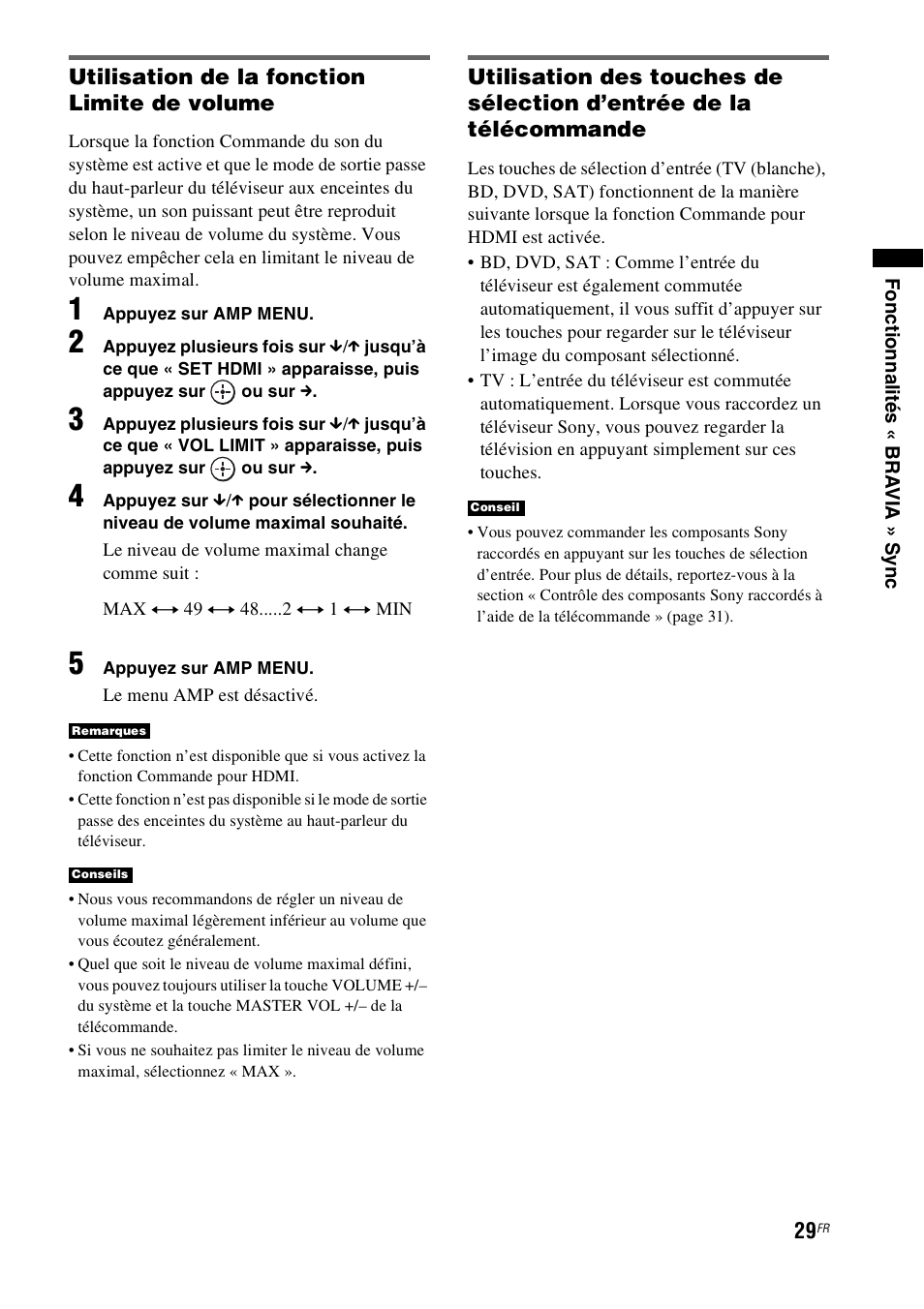 Sony HT-FS1 User Manual | Page 29 / 92