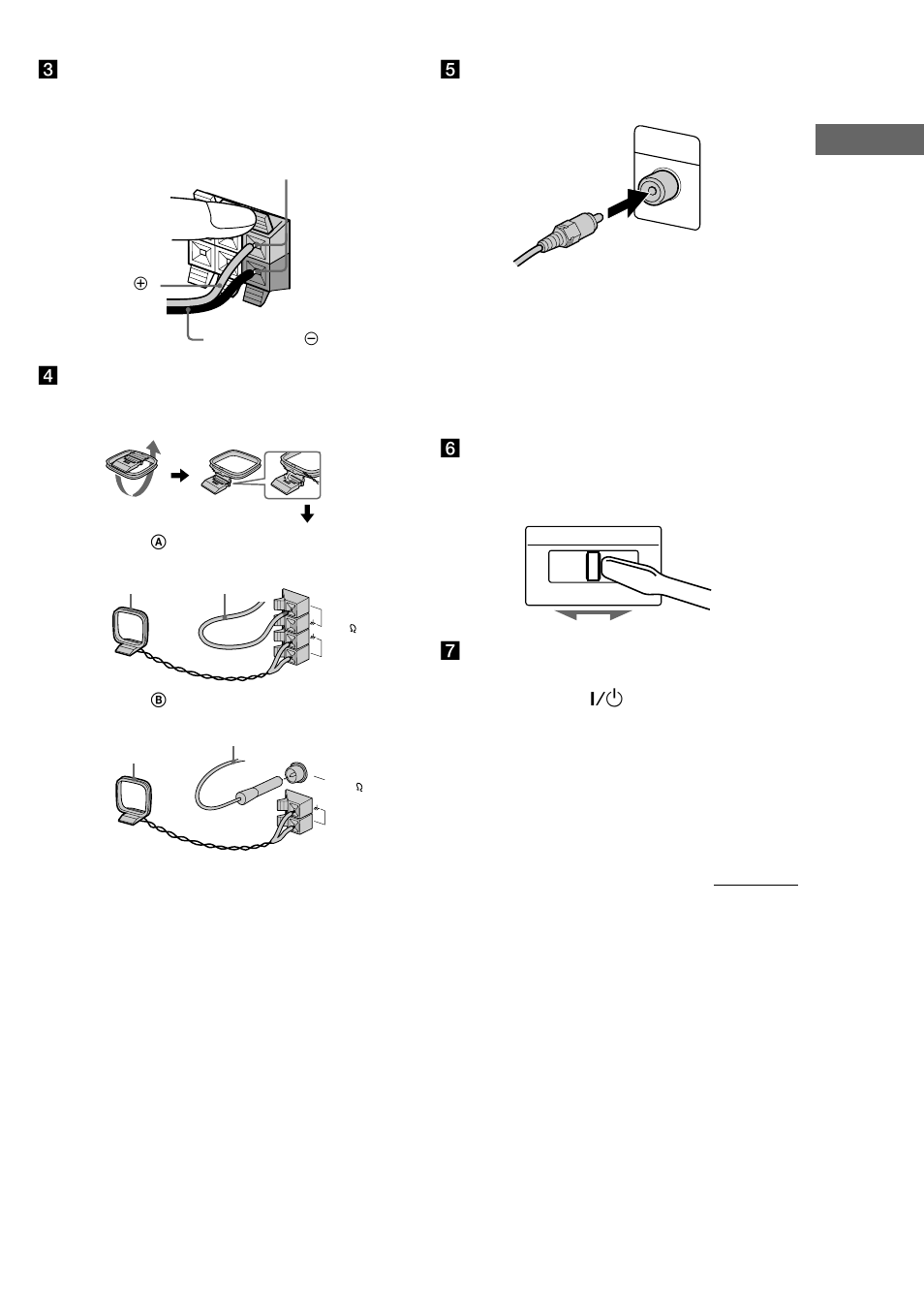 Getting started, Set up the am loop antenna, then connect it | Sony MHC-DP1000D User Manual | Page 11 / 200