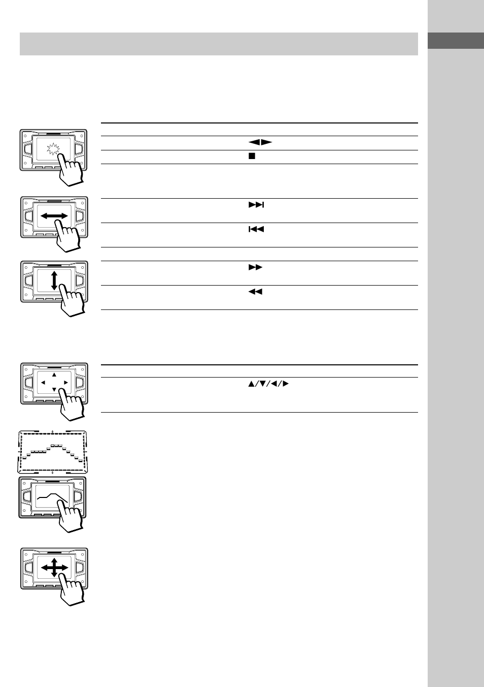 Operaciones del digipad | Sony MHC-DP1000D User Manual | Page 141 / 200
