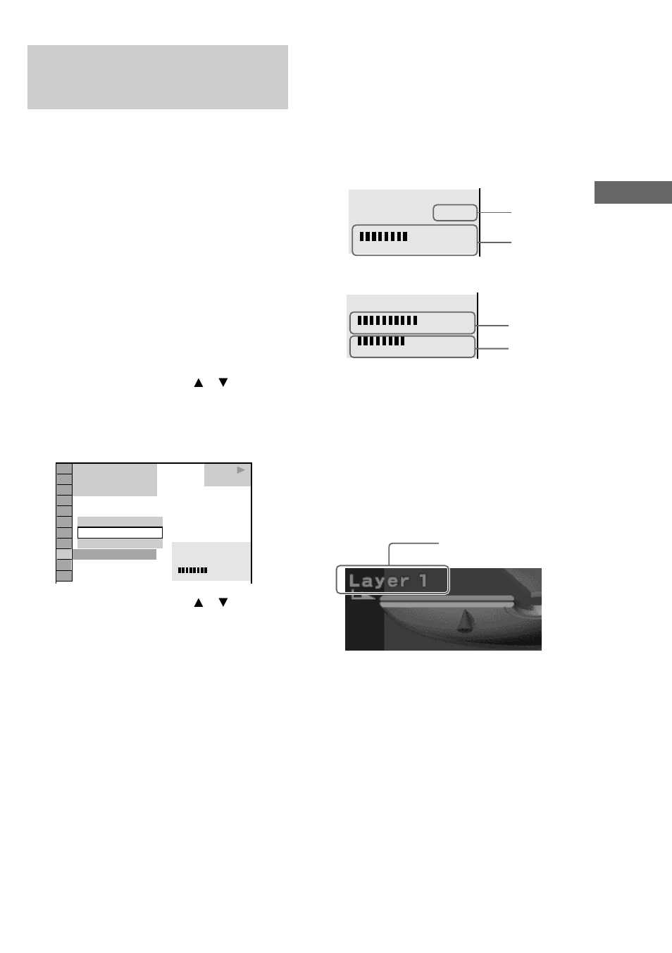 Comprobación de la información de reproducción, Visualización de cada elemento, Bit rate | Sony MHC-DP1000D User Manual | Page 163 / 200