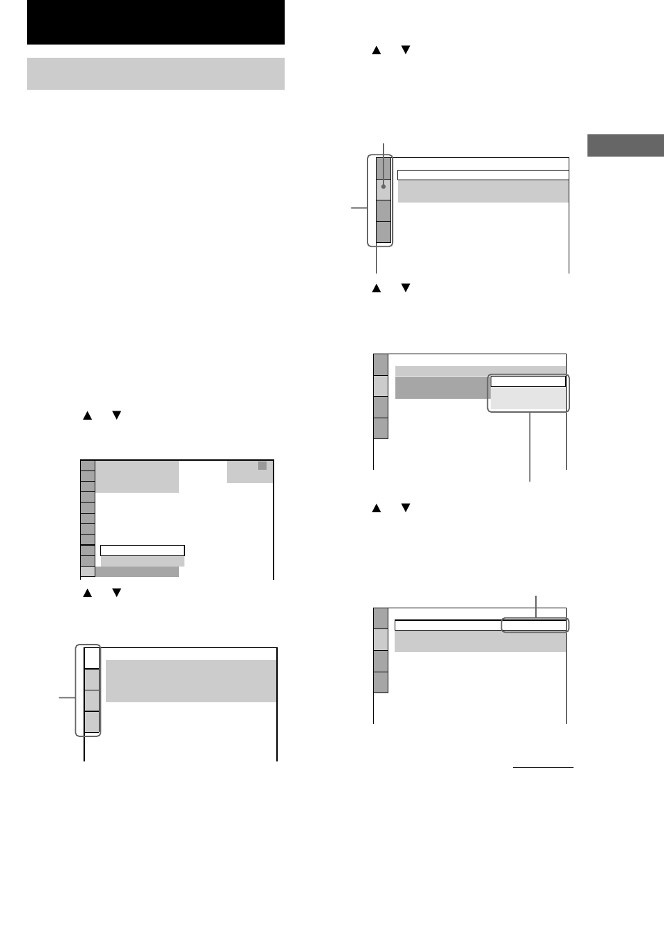 Setting up for dvd/video cd/cd, Using the setup display | Sony MHC-DP1000D User Manual | Page 17 / 200