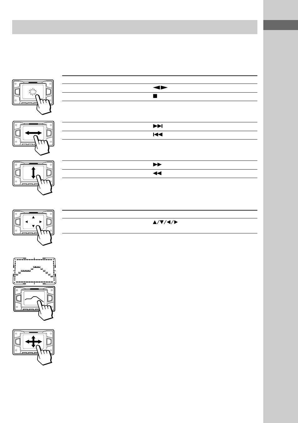 Fonctionnement du digipad | Sony MHC-DP1000D User Manual | Page 75 / 200