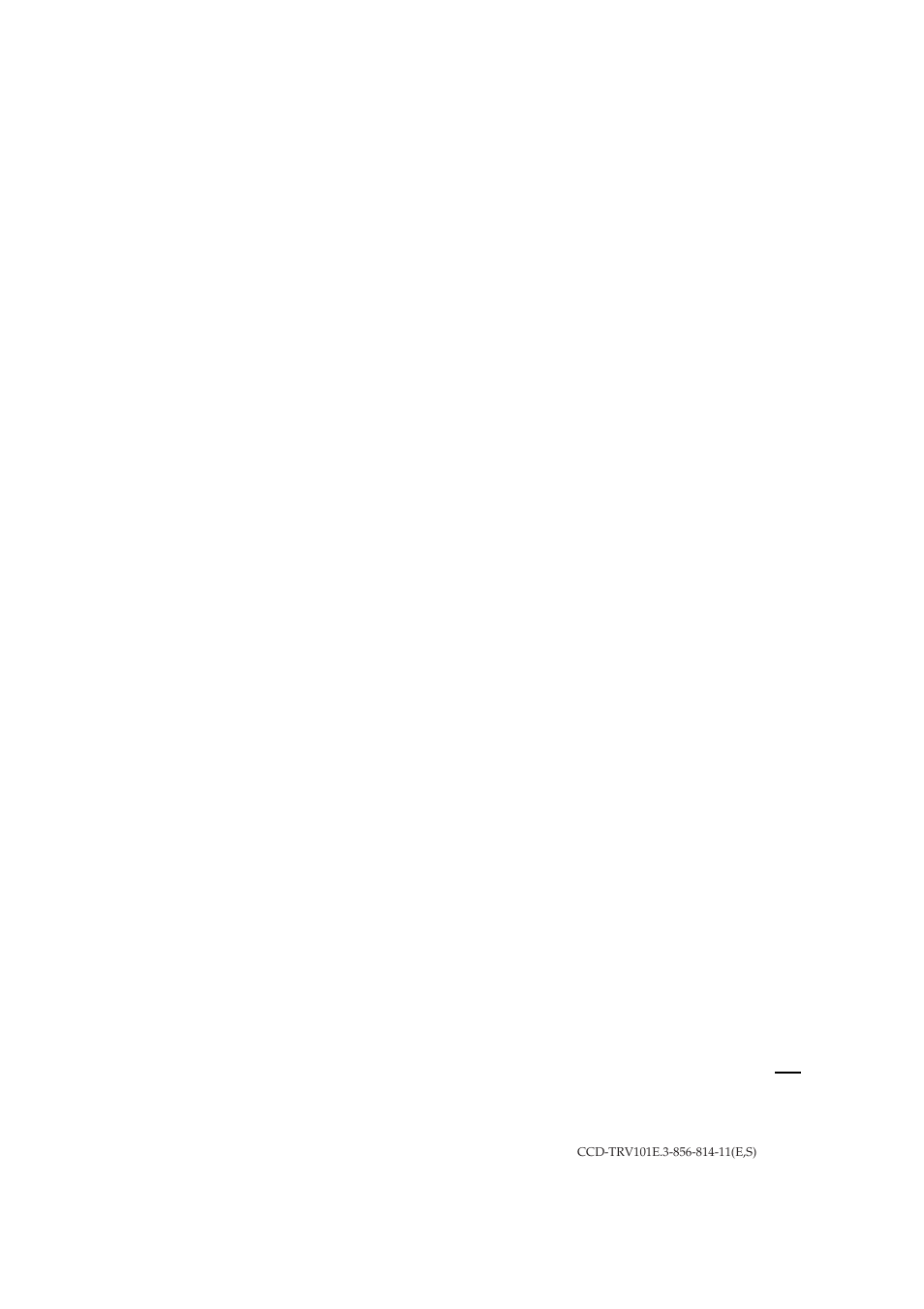 Sony CCD-TRV101E User Manual | Page 120 / 120