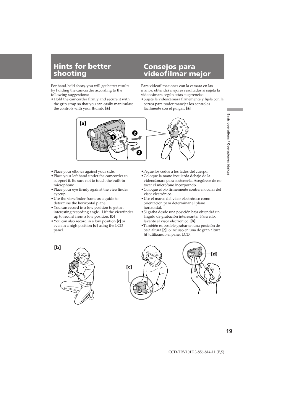 Sony CCD-TRV101E User Manual | Page 19 / 120