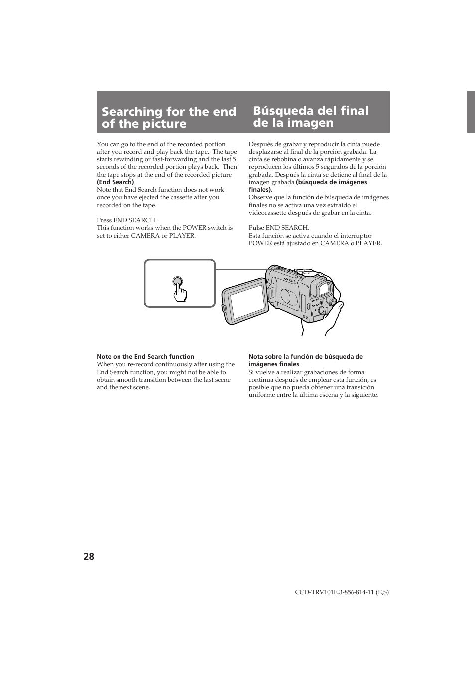 Sony CCD-TRV101E User Manual | Page 28 / 120