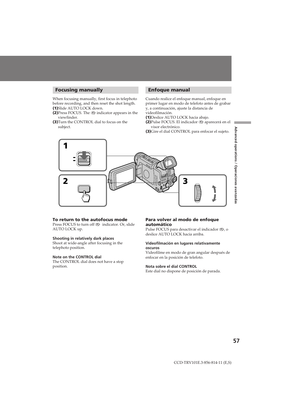 Sony CCD-TRV101E User Manual | Page 57 / 120