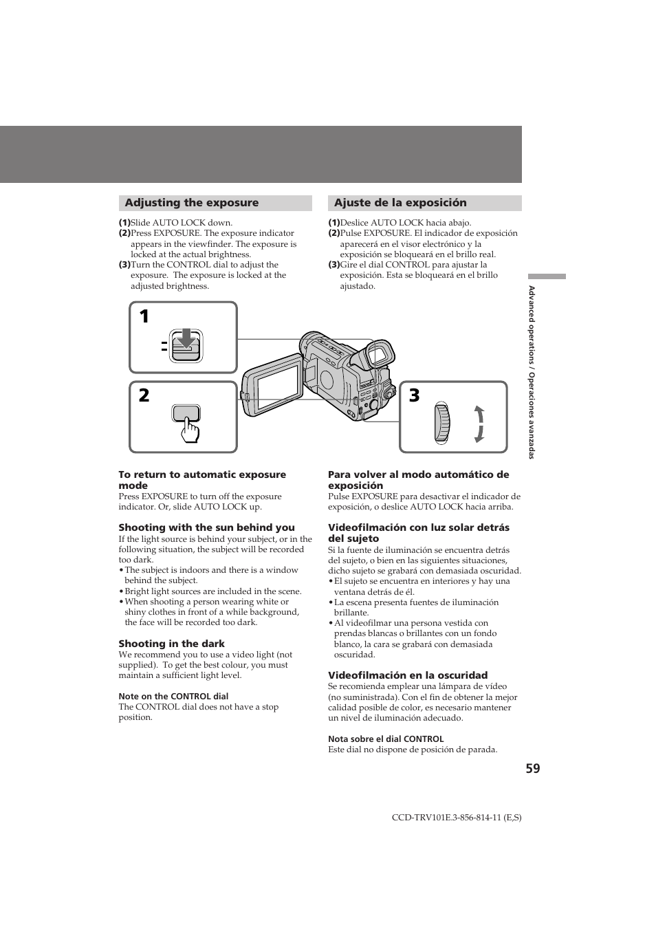 Sony CCD-TRV101E User Manual | Page 59 / 120