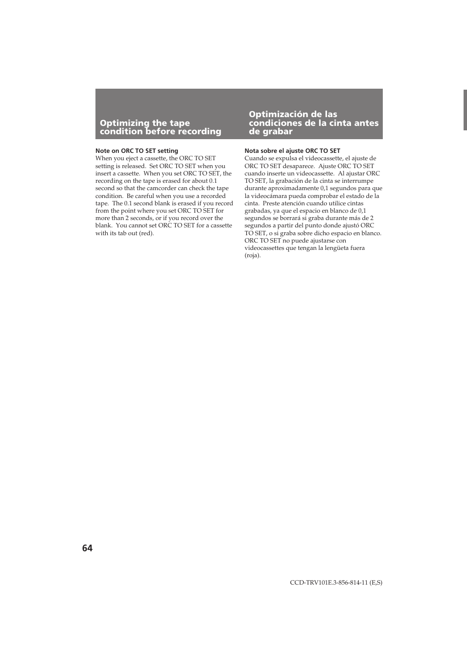 Sony CCD-TRV101E User Manual | Page 64 / 120