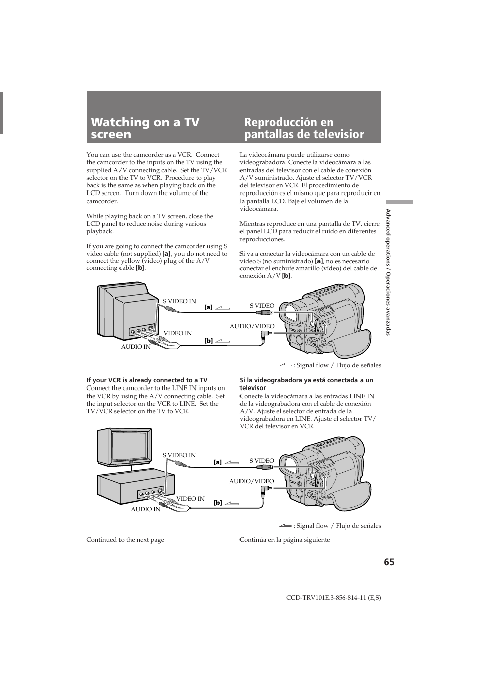 Sony CCD-TRV101E User Manual | Page 65 / 120